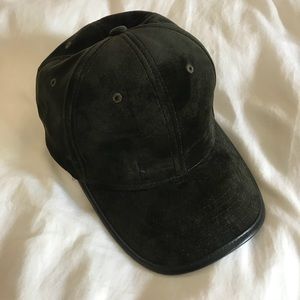 San Diego Hat Company dark olive Suede Cap